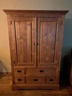 Teakhouten computer / tv kast, Ophalen, 120 tot 170 cm