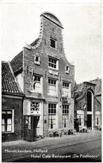 Monnickendam - Hotel Cafe Restaurant De Posthoorn - 1965 gel, Verzamelen, Ansichtkaarten | Nederland, Ophalen of Verzenden, 1960 tot 1980