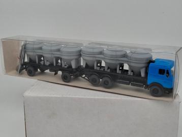 Silo transport Mercedes Benz vrachtwagen - Wiking 1/87 beschikbaar voor biedingen