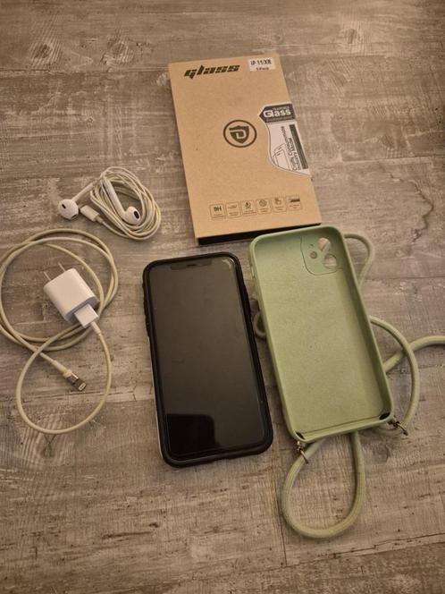 Te koop: iPhone 11 – 64 GB – Groen – Zo goed als nieuw, Telecommunicatie, Mobiele telefoons | Apple iPhone, Zo goed als nieuw