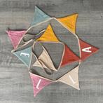 Decoratie roze geel vlaggenlijn met naam, Ophalen of Verzenden, Nieuw, Wanddecoratie