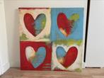 Hartjes schilderij ️, Antiek en Kunst, Kunst | Schilderijen | Abstract, Ophalen