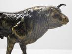 Beeld Stier - Spaarpot - 27 cm - Gietijzer, Antiek en Kunst, Ophalen of Verzenden