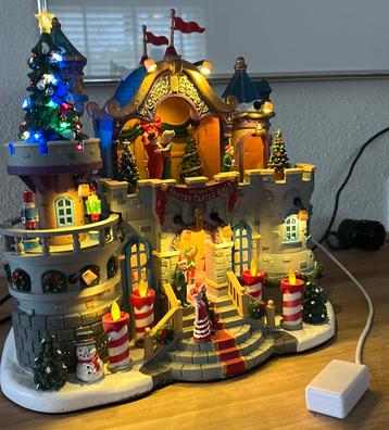 Lemax kerstdorp - santa’s castle gala beschikbaar voor biedingen
