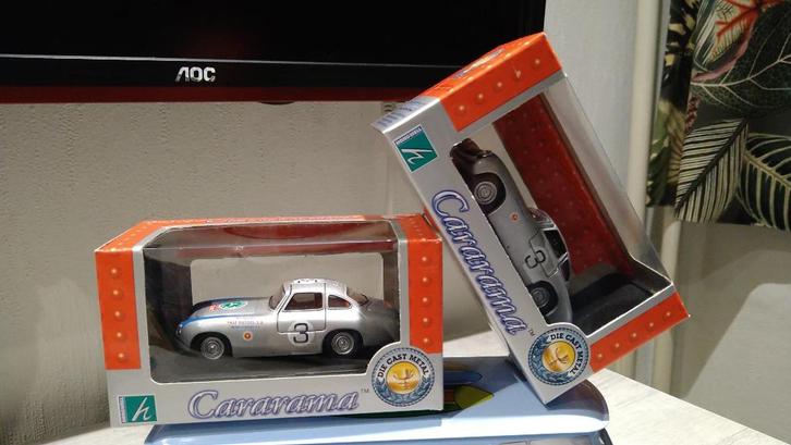 Cararama Mercedes-Benz 300SL Vleugeldeuren Zilver 1:43 nieuw, Hobby en Vrije tijd, Modelauto's | 1:43, Nieuw, Auto, Overige merken