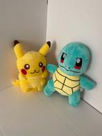 Pokémon Squirtle en Pikachu knuffel, Ophalen of Verzenden, Nieuw, Overige typen