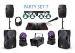 Te huur Plug and play party sets speakers boxen dj set licht, Ophalen, Gebruikt
