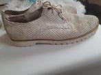 Gabor crème leder slangenpatroon maat 42, Beige, Gabor, Ophalen of Verzenden, Espadrilles of Moccasins