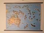 Vintage Schoolkaart Australië, Georg Westermann jaren 1950, Ophalen of Verzenden, Natuur en Biologie