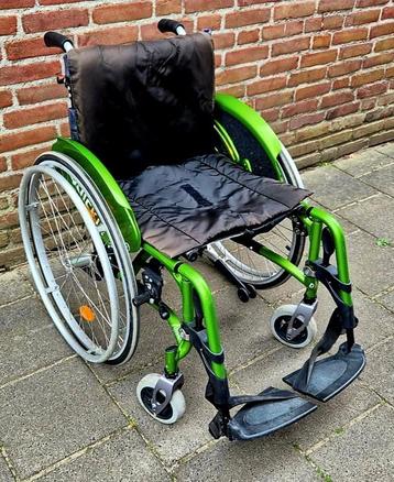 Nette lichtgewicht rolstoel Quickie, Diversen, Rolstoel, Rolstoel, Zo goed als nieuw, Duwrolstoel