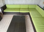 Luxe Wicker Loungeset 305x305cm - Modulair & Goede Staat!, Tuin en Terras, Tuinsets en Loungesets, Ophalen, Aluminium, Zo goed als nieuw