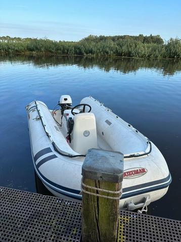 Rubberboot met stuurconsole beschikbaar voor biedingen