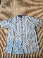 Zomer overhemd heren korte mouw - maat L - tropische print, Kleding | Heren, Blauw, GCM Originals, Ophalen of Verzenden, Halswijdte 41/42 (L)