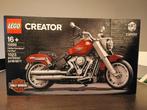 Lego creator expert Harley davidson Fat Boy 10269, Nieuw, Complete set, Ophalen of Verzenden, Lego