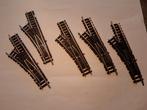 Set van 5 minitrix wissels n spoor, Gebruikt, Gelijkstroom, Trix, Rails