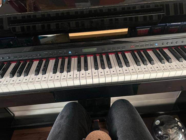 PianoNova DP-990 PE digitale piano met kruk, Muziek en Instrumenten, Piano's, Gebruikt, Piano, Zwart, Digitaal, Ophalen