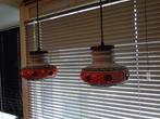HERDA Keramiek hanglampen (2 X) vintage, Overige materialen, Gebruikt, Ophalen of Verzenden, VINTAGE