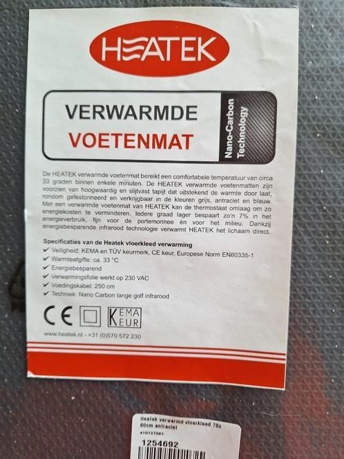 Heatek zwarte verwarmingsmat kamperen, Caravans en Kamperen, Caravan accessoires, Nieuw, Ophalen of Verzenden