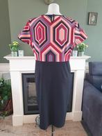King Louie mooie paars roze pencil dress jurk XL 44 gratis V, Kleding | Dames, Jurken, Verzenden, Paars, Maat 42/44 (L), Zo goed als nieuw