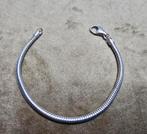 Zilveren armband voor o.a. Pandora bedels, Ophalen of Verzenden, Zo goed als nieuw, Zilver, Zilver