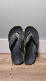Crocs Crocband slippers grijs mt 37-38, Gebruikt, Crocs, Jongen of Meisje, Overige typen