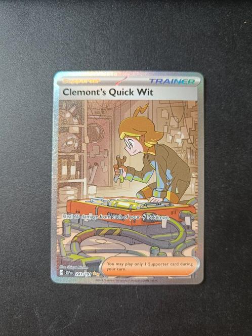 Clemont's Quick Wit 243/191 Surging Sparks - Pokemon Kaart, Hobby en Vrije tijd, Verzamelkaartspellen | Pokémon, Zo goed als nieuw