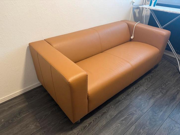 Ikea Klippan Bank Congac - Zo goed als nieuw!, Huis en Inrichting, Banken | Sofa's en Chaises Longues, Zo goed als nieuw, Tweepersoons