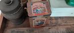 VINTAGE BROCANT OUD DOUWE EGBERTS KOFFIE BLIK ➕ GRATIS 3⬇ ️️, Ophalen of Verzenden, Gebruikt, Koffie, Douwe Egberts