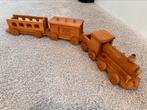 Houten speelgoed trein vintage jaren 70 groot model, Kinderen en Baby's, Speelgoed | Houten speelgoed, Ophalen of Verzenden, Gebruikt