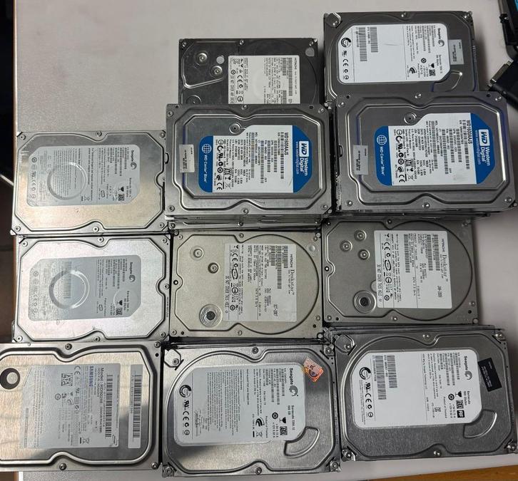 Sata harddisk, Computers en Software, Harde schijven, Gebruikt, Desktop, HDD, USB, Ophalen