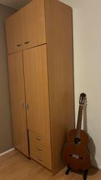 Hoge kledingkast met lades.De bovenkast kan los staan., Ophalen, Gebruikt, 100 tot 150 cm, 200 cm of meer