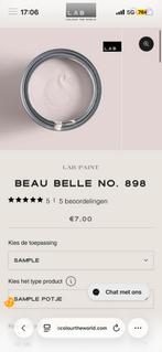 Binnenmuur verf LAB Paint Beau belle, Doe-het-zelf en Verbouw, Verf, Beits en Lak, Ophalen, Gebruikt, 5 tot 10 liter, Verf