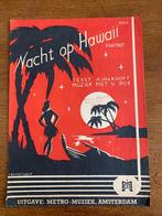 Bladmuziek "Nacht op Hawaii", Ophalen of Verzenden, Zo goed als nieuw, Artiest of Componist, Klassiek