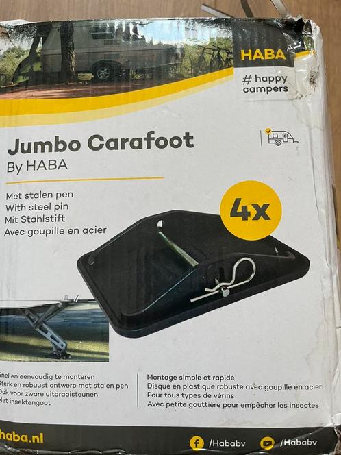 Jumbo Carafoot onderplaten uitdraaisteun, Caravans en Kamperen, Caravan accessoires, Zo goed als nieuw, Ophalen of Verzenden