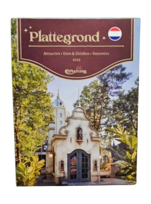 Efteling plattegrond 2025 prinses op de erwt *Nieuw*, Verzamelen, Efteling, Nieuw, Gebruiksvoorwerp, Ophalen of Verzenden