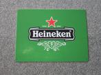 HEINEKEN BIER BLIKKEN RECLAMEBORD, Verzamelen, Biermerken, Ophalen, Gebruikt, Reclamebord, Plaat of Schild, Heineken