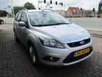 Ford Focus Wagon 1.8 Titanium Flexi Fuel, Auto's, Gebruikt, Zwart, 4 cilinders, Euro 4