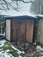 voliere met nachthok, Ophalen, Gebruikt, Hout, Volière
