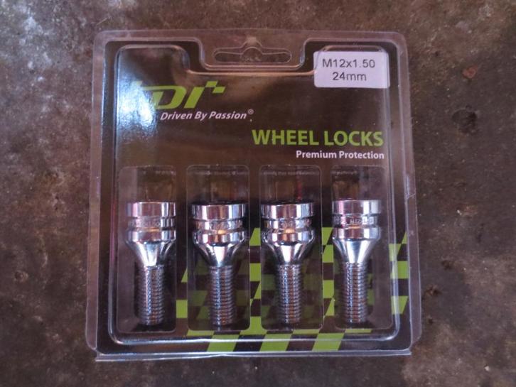 ✅ M12x1.50 TPI Velgsloten / Anti diefstal locks 24mm Bouten, Auto diversen, Anti-diefstal, Nieuw, Ophalen of Verzenden