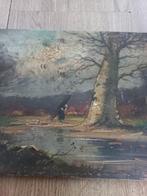 Heel oud schilderijtje, Antiek en Kunst, Kunst | Schilderijen | Klassiek, Ophalen of Verzenden