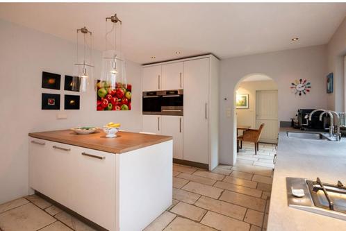 Moderne Tinello keuken, Huis en Inrichting, Keuken | Complete keukens, Gebruikt, Hoekkeuken, Grijs, Kunststof, Ophalen of Verzenden