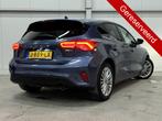 Ford Focus 1.0 EcoBoost Hybrid Titanium X Business DIGI-DASH, Stof, Gebruikt, USB, Blauw