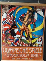 Poster olympische spelen zweden 50 x30  cm, Verzamelen, Posters, Ophalen, Zo goed als nieuw, A1 t/m A3, Film en Tv