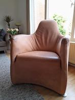 Design fauteuil "Bert Plantagie"., Huis en Inrichting, Fauteuils, Gebruikt, Leer, 75 tot 100 cm, 50 tot 75 cm