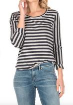 Denham vlot blauw/grijs shirt mt 36/S KOOPJE, ., Nieuw, Ophalen of Verzenden, Maat 36 (S)