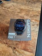 Garmin Fenix 7 Sapphire Solar met 3 bandjes, Sieraden, Tassen en Uiterlijk, Smartwatches, Zwart, Garmin, Ophalen of Verzenden