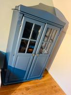 Brocante blauwe kast, Ophalen