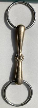 Albacon enkelgebroken paarden bit 12,5 cm, Ophalen, Zo goed als nieuw, Dressuur