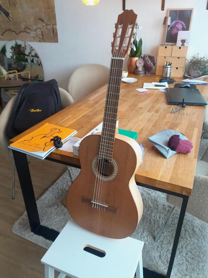 akoestische gitaar, Muziek en Instrumenten, Snaarinstrumenten | Gitaren | Akoestisch, Nieuw, Klassieke of Spaanse gitaar, Ophalen