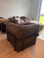 1 persoons bank, Huis en Inrichting, Ophalen, 100 cm, Eenpersoons, Bruin